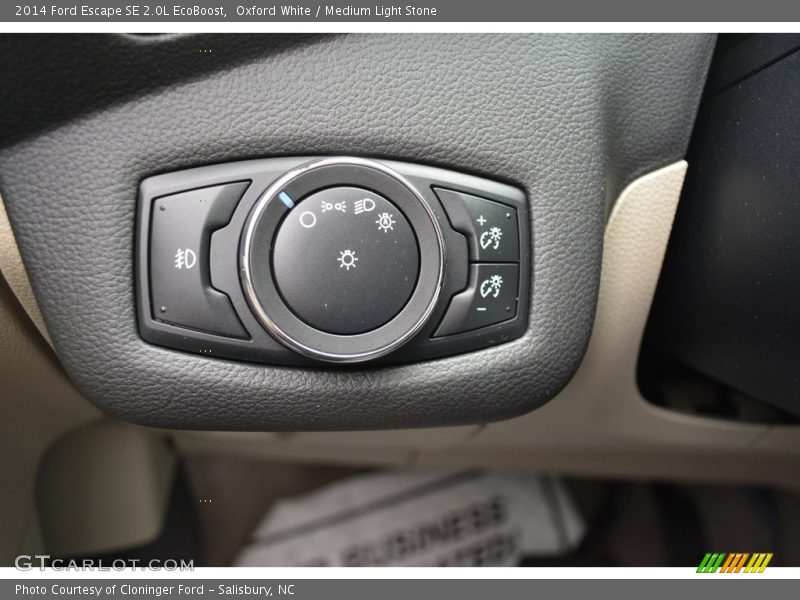 Oxford White / Medium Light Stone 2014 Ford Escape SE 2.0L EcoBoost