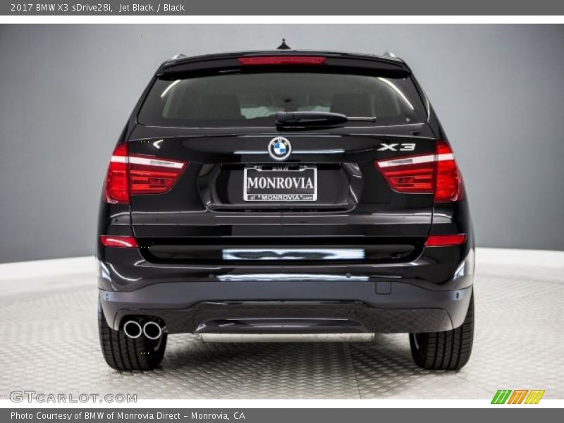 Jet Black / Black 2017 BMW X3 sDrive28i