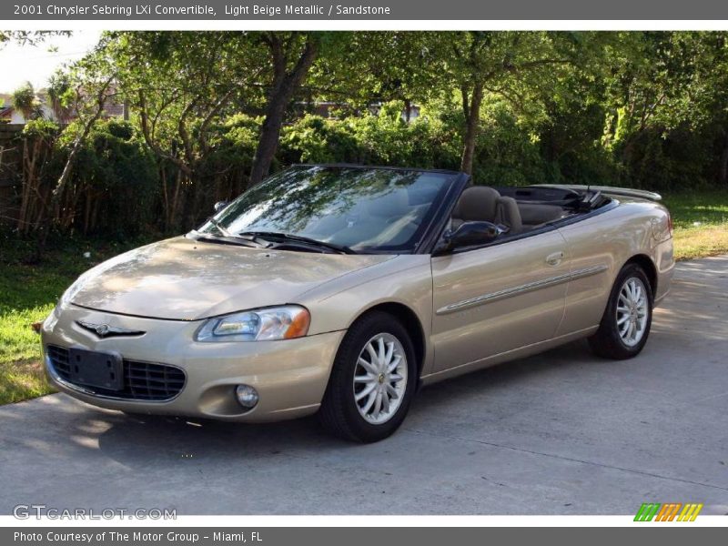 Light Beige Metallic / Sandstone 2001 Chrysler Sebring LXi Convertible