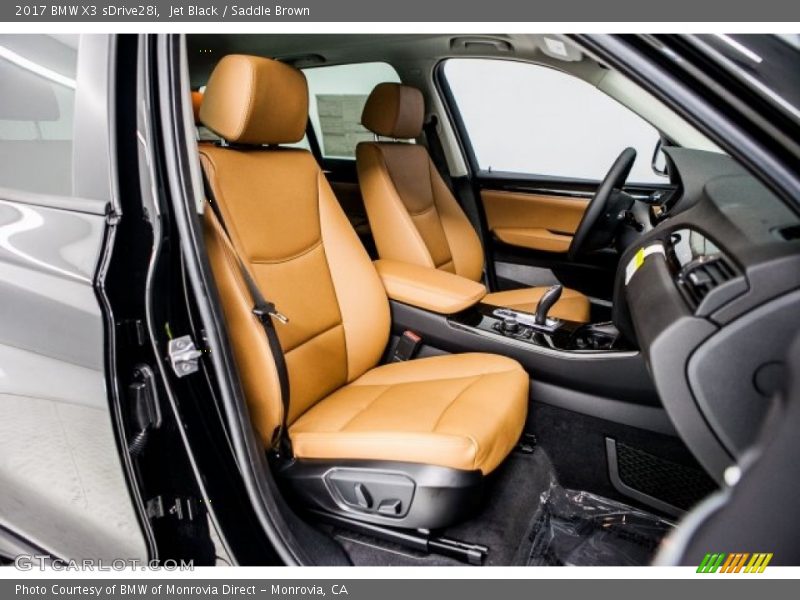 Jet Black / Saddle Brown 2017 BMW X3 sDrive28i