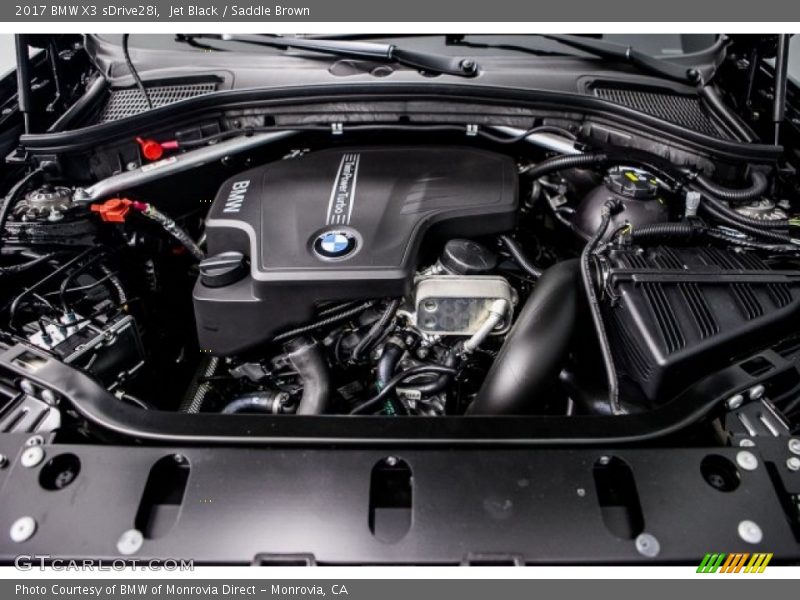 Jet Black / Saddle Brown 2017 BMW X3 sDrive28i