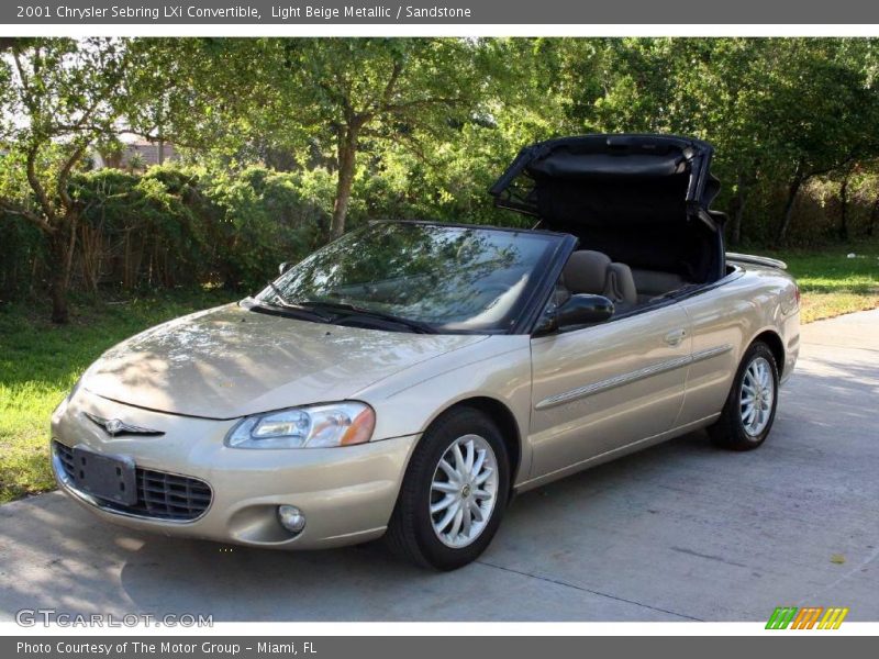Light Beige Metallic / Sandstone 2001 Chrysler Sebring LXi Convertible