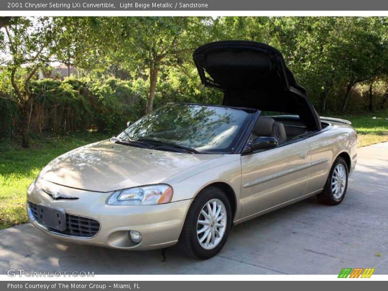 Light Beige Metallic / Sandstone 2001 Chrysler Sebring LXi Convertible
