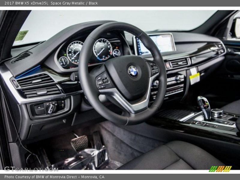 Space Gray Metallic / Black 2017 BMW X5 xDrive35i