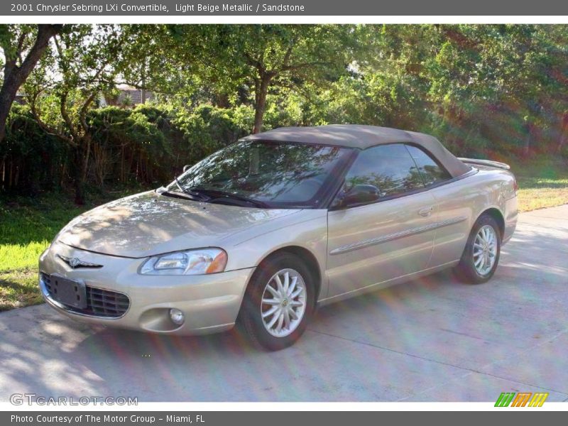 Light Beige Metallic / Sandstone 2001 Chrysler Sebring LXi Convertible