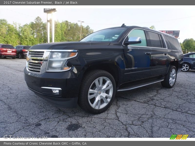 Black / Jet Black 2017 Chevrolet Suburban Premier