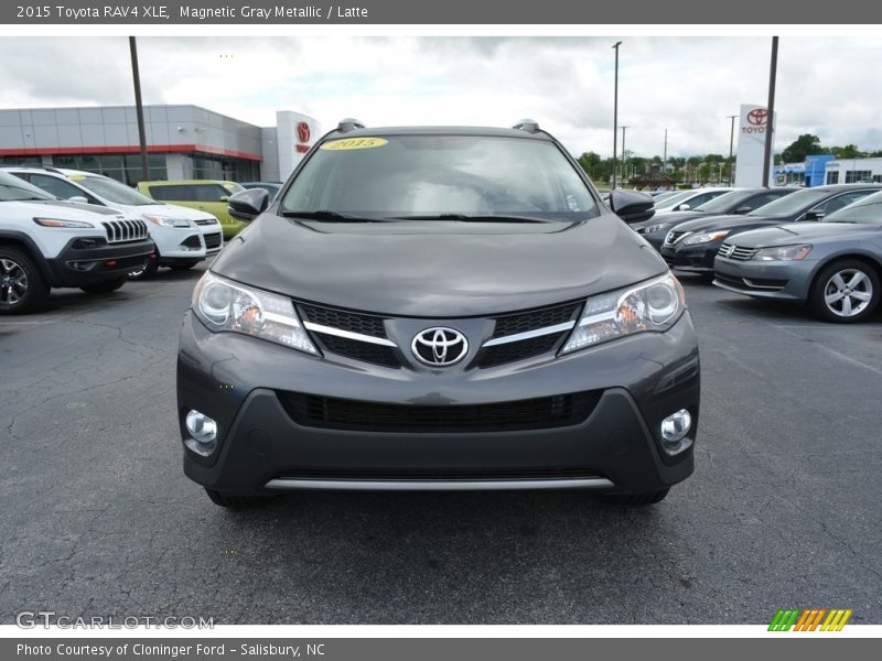 Magnetic Gray Metallic / Latte 2015 Toyota RAV4 XLE