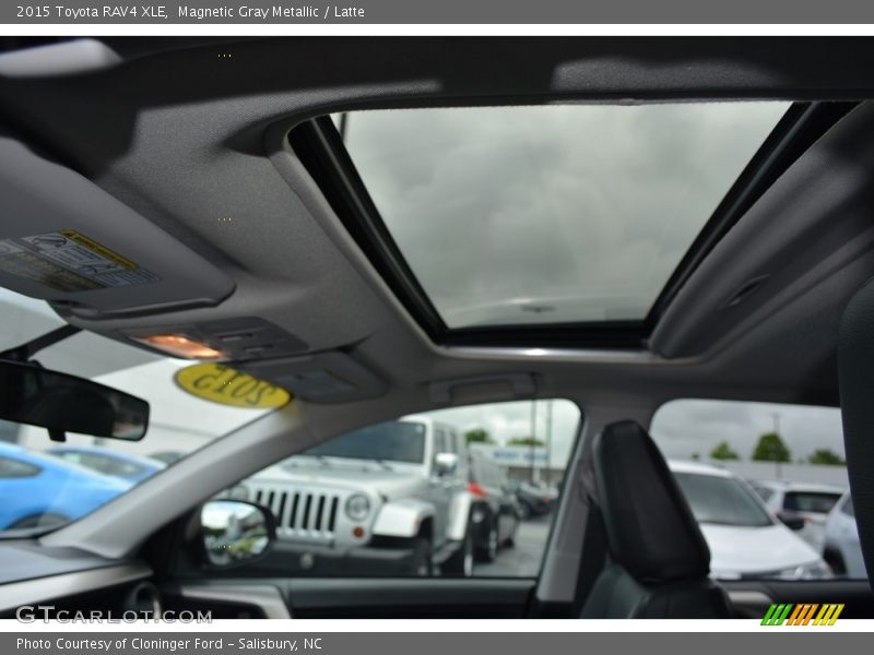 Magnetic Gray Metallic / Latte 2015 Toyota RAV4 XLE