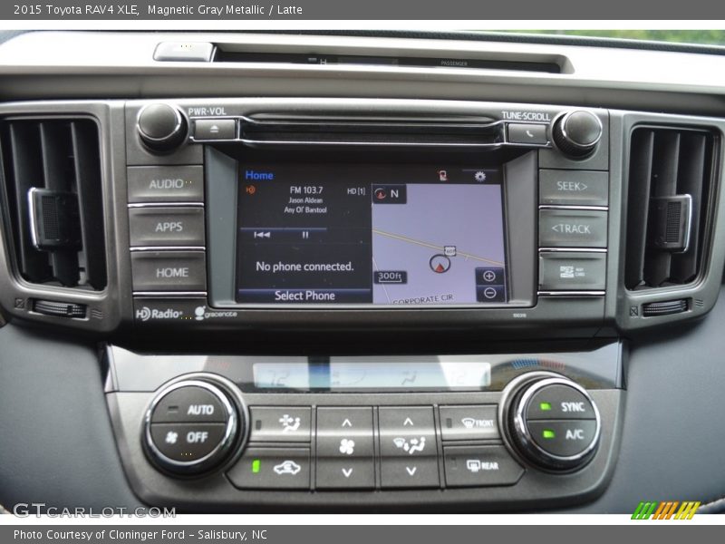 Magnetic Gray Metallic / Latte 2015 Toyota RAV4 XLE