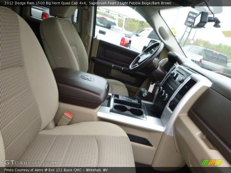 Sagebrush Pearl / Light Pebble Beige/Bark Brown 2012 Dodge Ram 1500 Big Horn Quad Cab 4x4