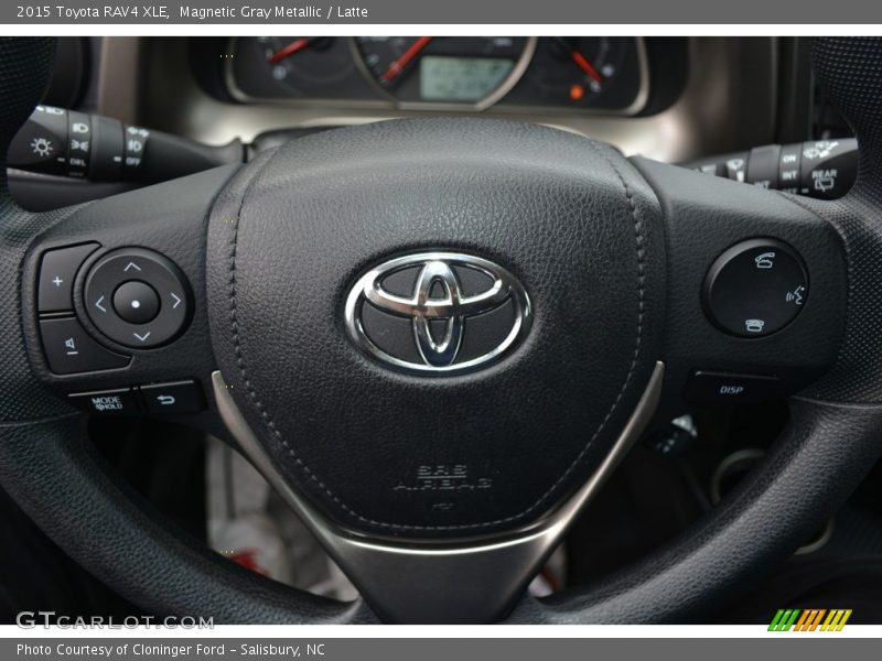 Magnetic Gray Metallic / Latte 2015 Toyota RAV4 XLE