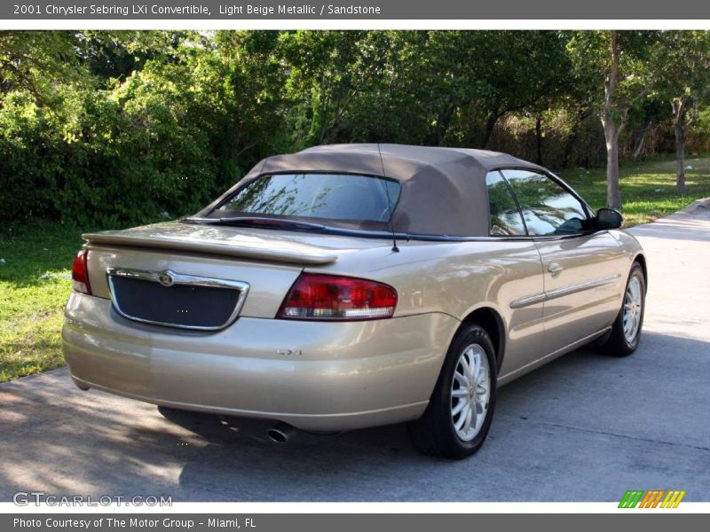 Light Beige Metallic / Sandstone 2001 Chrysler Sebring LXi Convertible