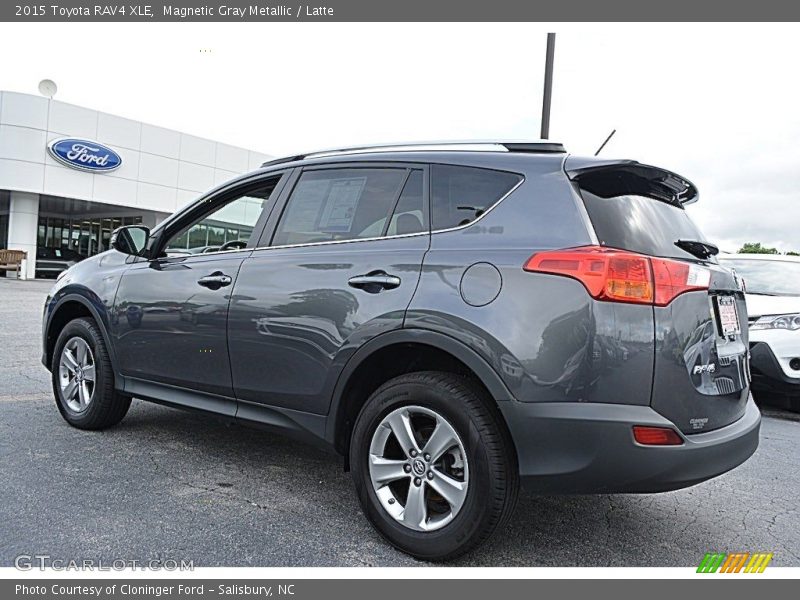 Magnetic Gray Metallic / Latte 2015 Toyota RAV4 XLE