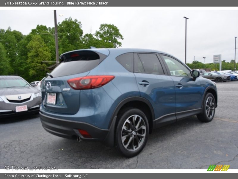Blue Reflex Mica / Black 2016 Mazda CX-5 Grand Touring