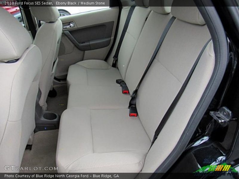 Ebony Black / Medium Stone 2010 Ford Focus SES Sedan