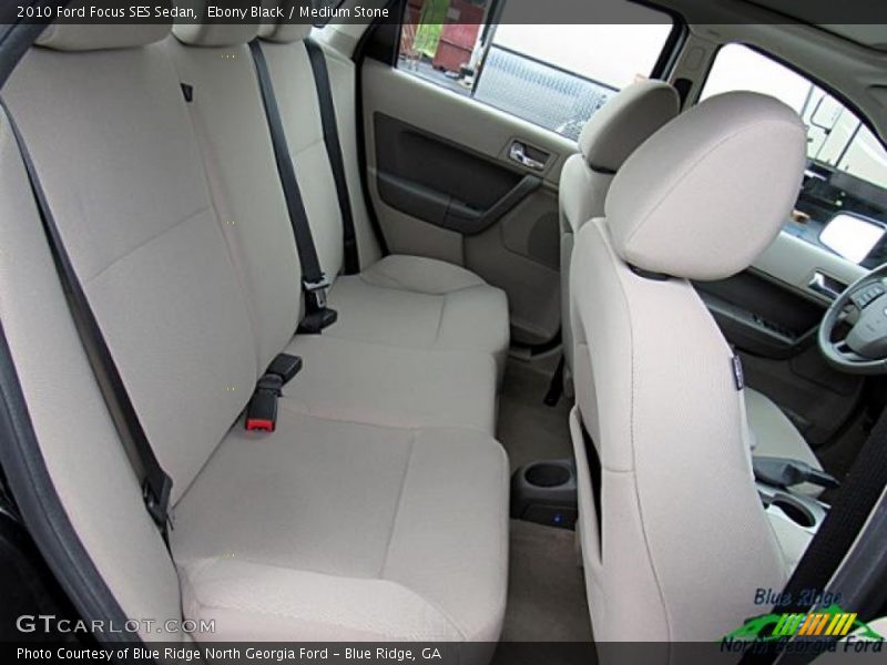 Ebony Black / Medium Stone 2010 Ford Focus SES Sedan