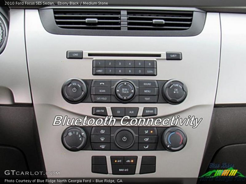 Ebony Black / Medium Stone 2010 Ford Focus SES Sedan
