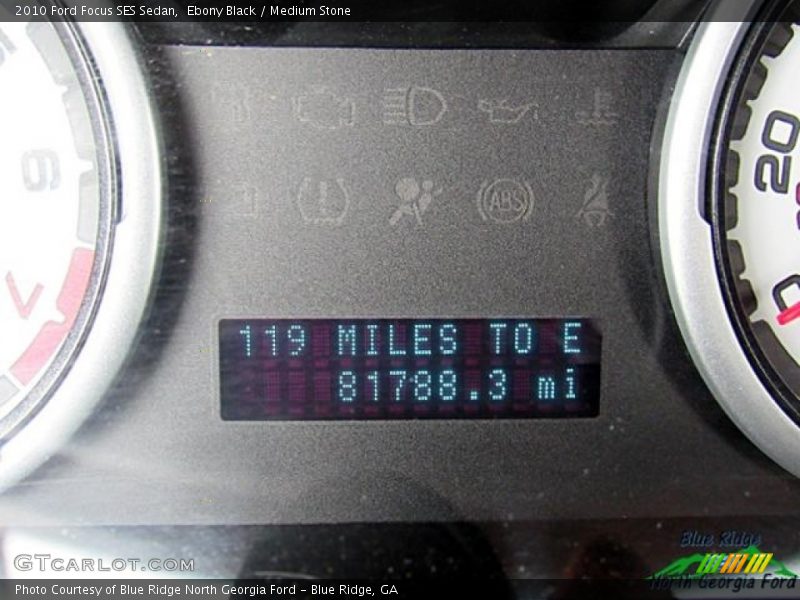 Ebony Black / Medium Stone 2010 Ford Focus SES Sedan