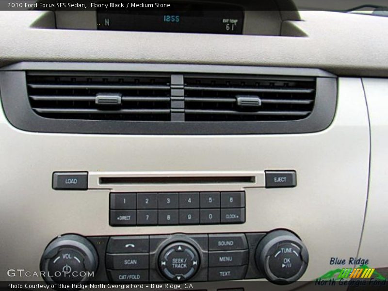 Ebony Black / Medium Stone 2010 Ford Focus SES Sedan