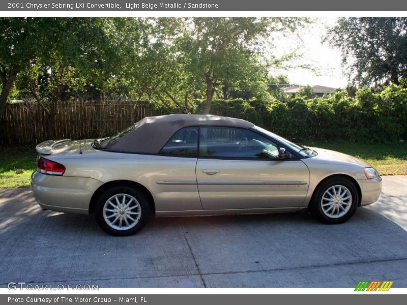 Light Beige Metallic / Sandstone 2001 Chrysler Sebring LXi Convertible