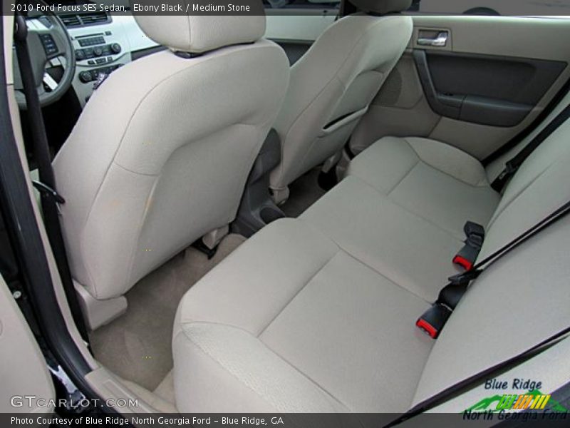 Ebony Black / Medium Stone 2010 Ford Focus SES Sedan