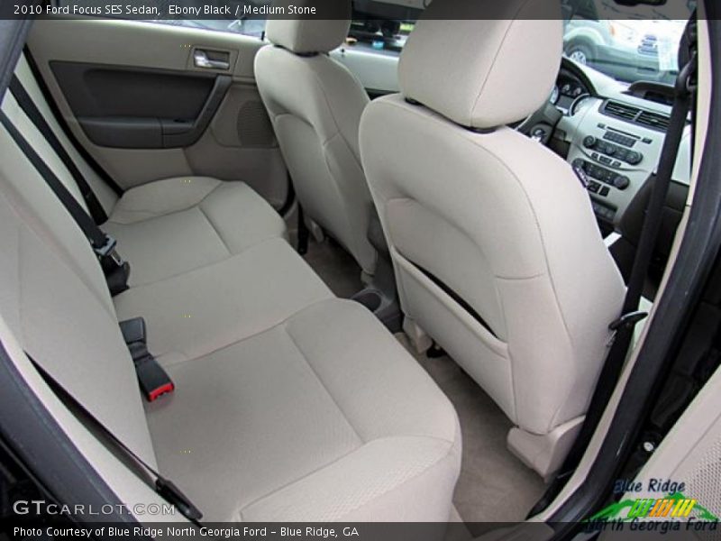Ebony Black / Medium Stone 2010 Ford Focus SES Sedan