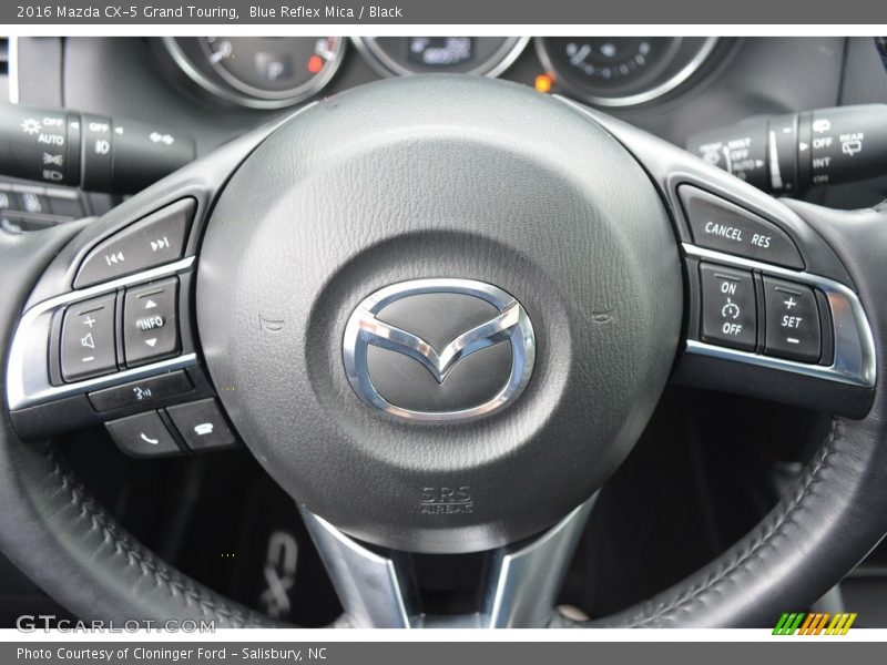 Blue Reflex Mica / Black 2016 Mazda CX-5 Grand Touring