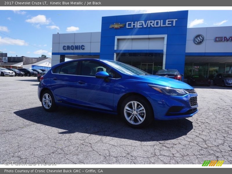 Kinetic Blue Metallic / Jet Black 2017 Chevrolet Cruze LT