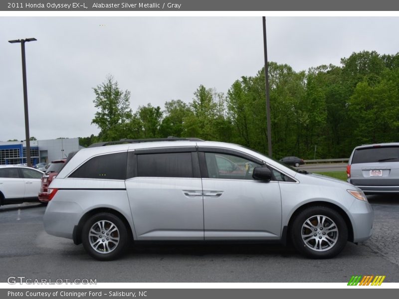 Alabaster Silver Metallic / Gray 2011 Honda Odyssey EX-L