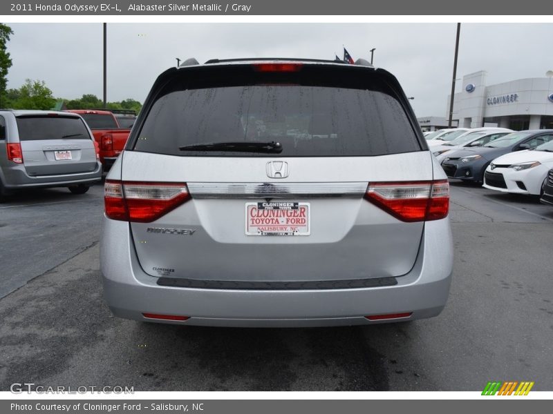Alabaster Silver Metallic / Gray 2011 Honda Odyssey EX-L