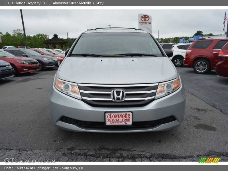 Alabaster Silver Metallic / Gray 2011 Honda Odyssey EX-L