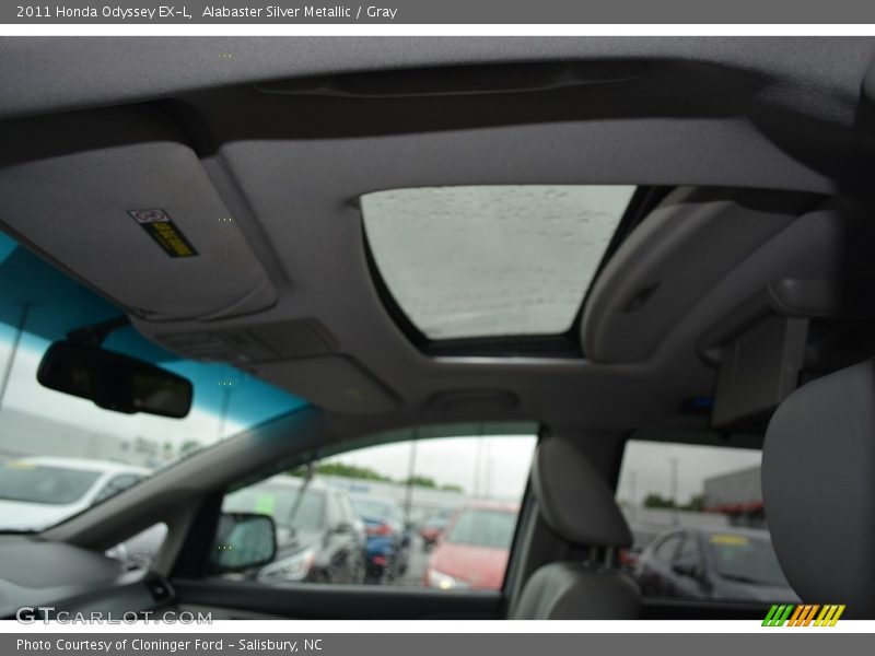 Alabaster Silver Metallic / Gray 2011 Honda Odyssey EX-L