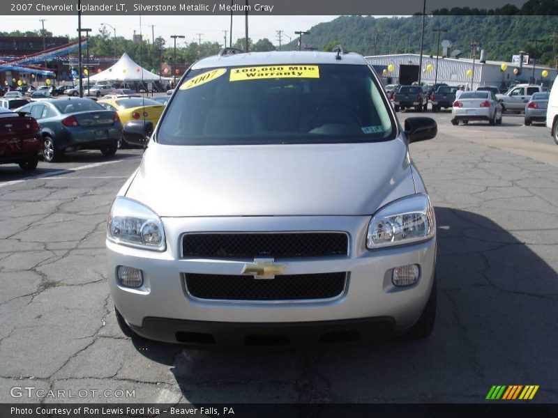 Silverstone Metallic / Medium Gray 2007 Chevrolet Uplander LT
