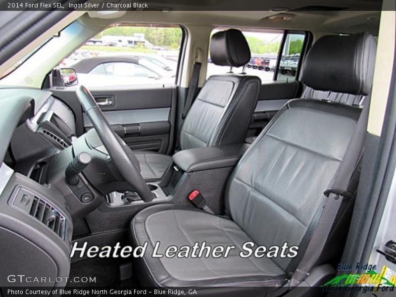 Ingot Silver / Charcoal Black 2014 Ford Flex SEL