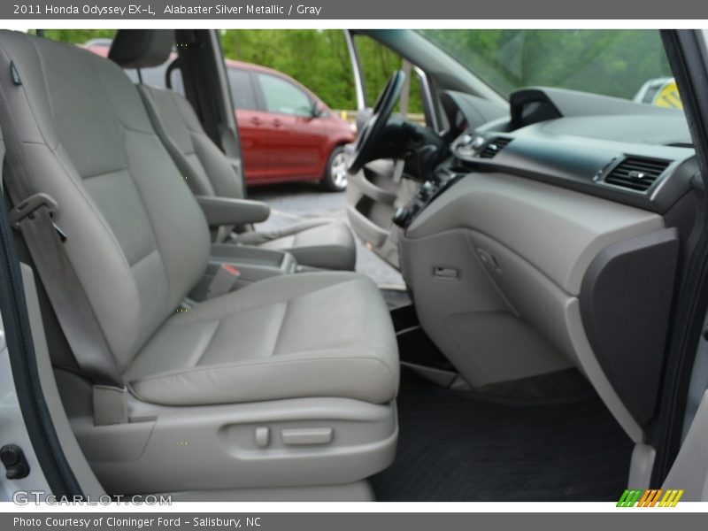 Alabaster Silver Metallic / Gray 2011 Honda Odyssey EX-L