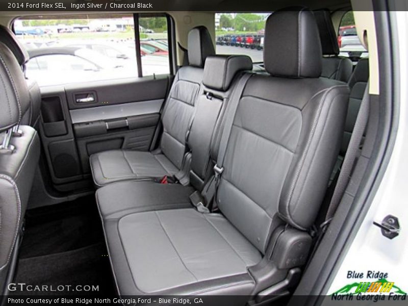 Ingot Silver / Charcoal Black 2014 Ford Flex SEL