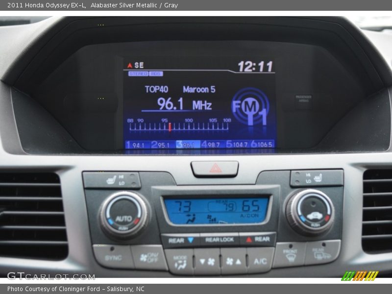 Alabaster Silver Metallic / Gray 2011 Honda Odyssey EX-L