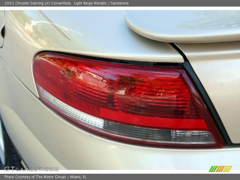 Light Beige Metallic / Sandstone 2001 Chrysler Sebring LXi Convertible