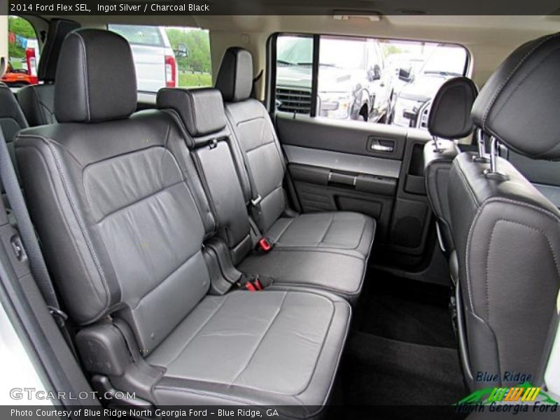 Ingot Silver / Charcoal Black 2014 Ford Flex SEL