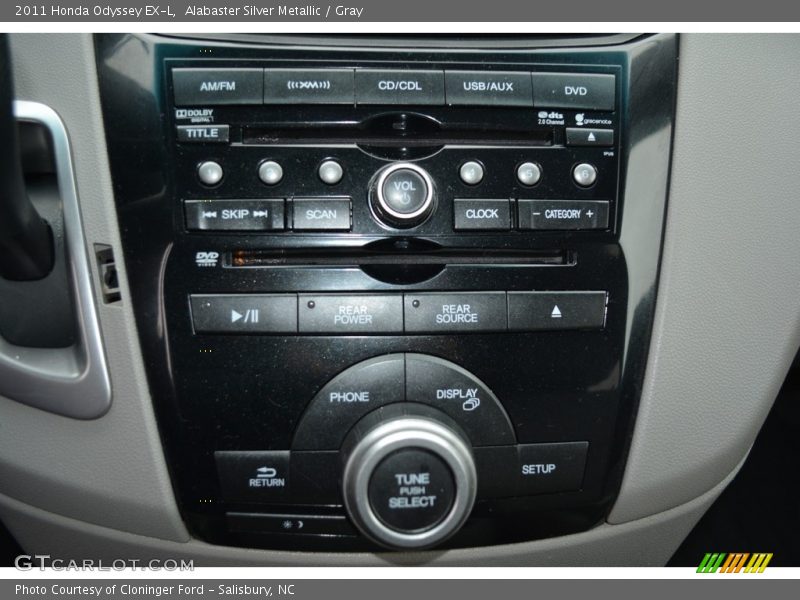 Alabaster Silver Metallic / Gray 2011 Honda Odyssey EX-L