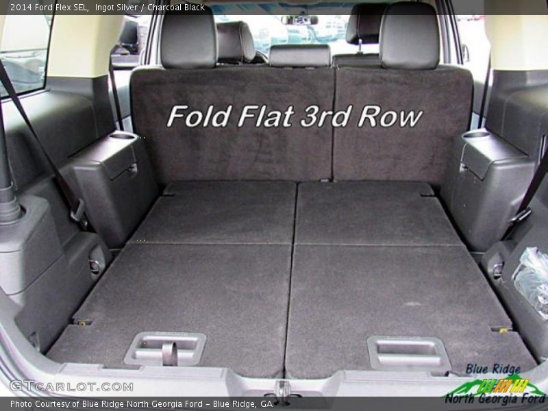 Ingot Silver / Charcoal Black 2014 Ford Flex SEL