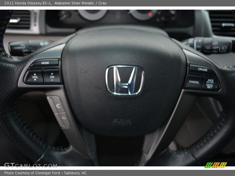 Alabaster Silver Metallic / Gray 2011 Honda Odyssey EX-L