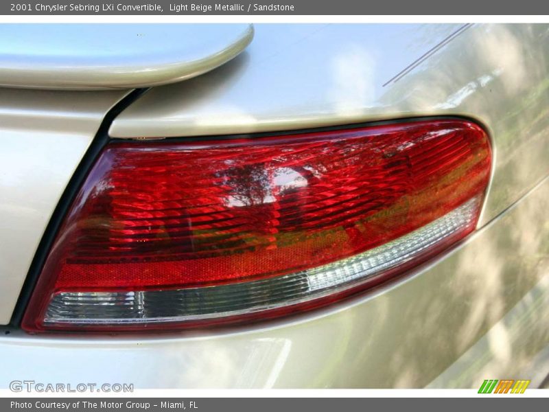 Light Beige Metallic / Sandstone 2001 Chrysler Sebring LXi Convertible
