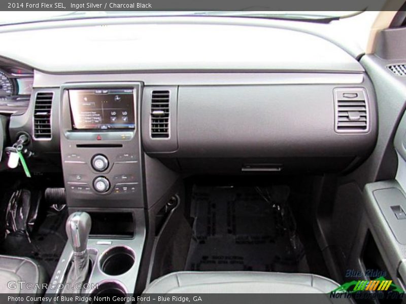 Ingot Silver / Charcoal Black 2014 Ford Flex SEL
