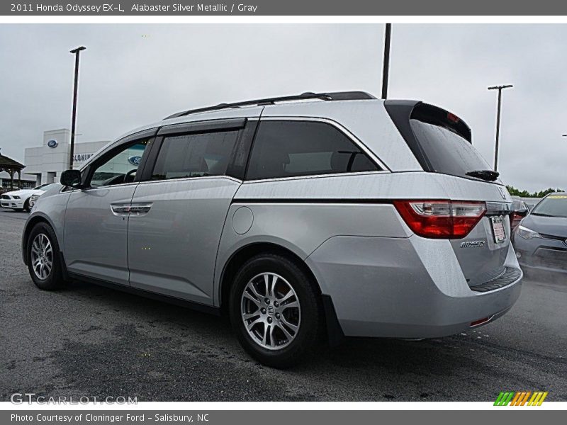 Alabaster Silver Metallic / Gray 2011 Honda Odyssey EX-L