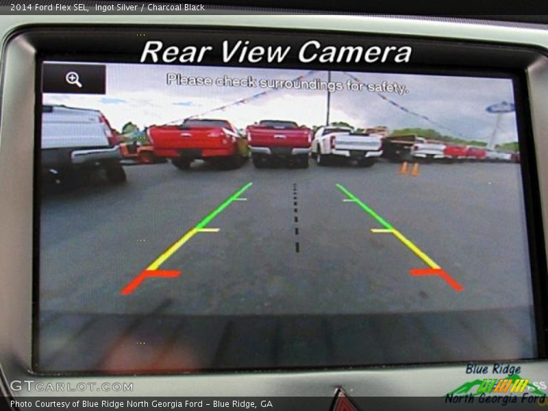 Ingot Silver / Charcoal Black 2014 Ford Flex SEL