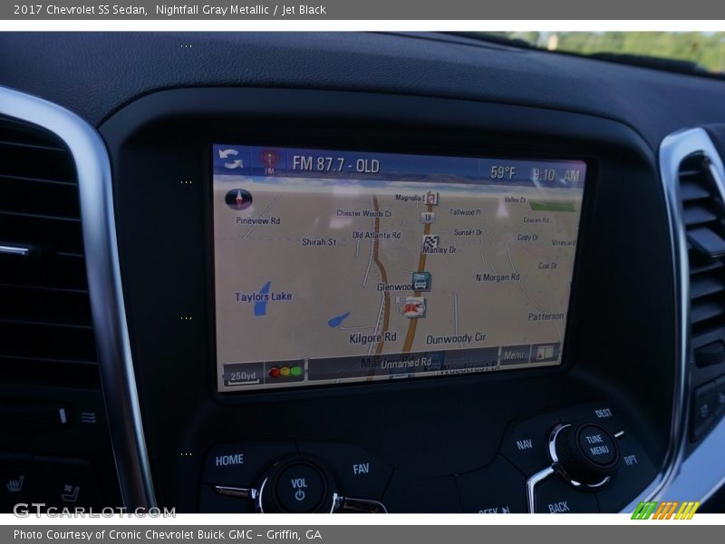 Navigation of 2017 SS Sedan
