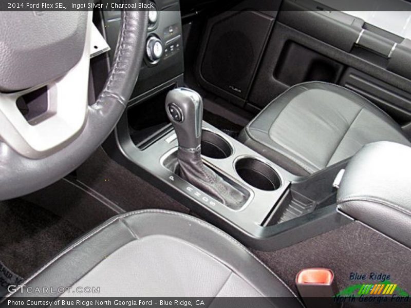Ingot Silver / Charcoal Black 2014 Ford Flex SEL