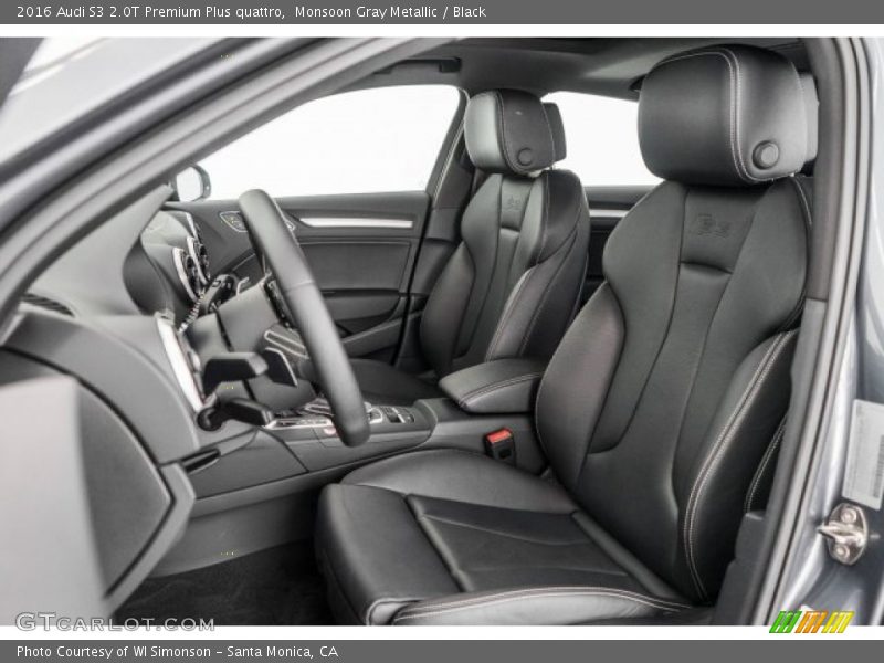 Monsoon Gray Metallic / Black 2016 Audi S3 2.0T Premium Plus quattro