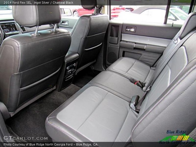 Ingot Silver / Charcoal Black 2014 Ford Flex SEL